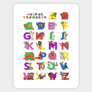 Animal Alphabet Magnet